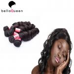 Natural Black 1b 6a New Unprocessed 100 Human Remy Hair Extensions for sale