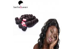 China Natural Black 1b 6a New Unprocessed 100 Human Remy Hair Extensions supplier