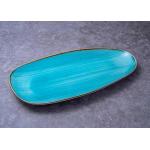 13 Fadeless Technicolor Oval Ceramic Dinner Plate