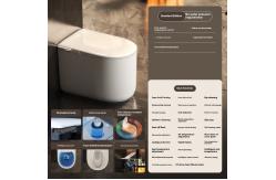 China Automatic One Piece Modern Smart Toilet Bathroom Ceramic Wc With Remote Control supplier