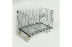 China SGS 50x50 Mesh 1200KGS Folding Wire Mesh Container supplier