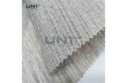 China Canvas Smoothly Hair Interlining Elastic For Suit / Uniform / Jacket supplier
