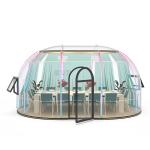 Length 4m Igloo Bubble Tent Anti Noise Transparent Igloo Tent for sale