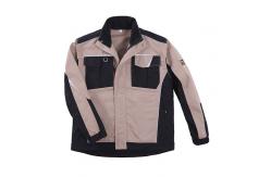 China Velcro Fastenings Elastic Work Jacket With 2 Way Stretch Fabric supplier
