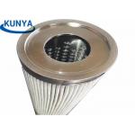 Pleated Fiber Felt 60 Micron Polymer Ss Cartridge Filter Steel Candle for sale