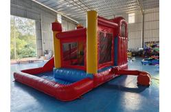 China EN14960 Fireproof Commercial Inflatable Combo Water Slides Blow Up Combo Bounce Houses supplier