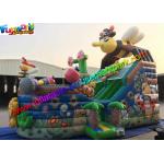 Bee Commercial Inflatable Slide With Full Printing , inflatable slip and slide for sale