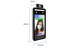 China 8 Inch IPS Qr Barcode Reader Face Temperature Measuring Machine supplier