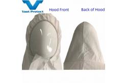 China US 0/Piece Samples Disposable White Microporous Protective Coverall Hypo-Allergenic supplier