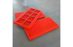 China Polyurethane Self Cleaning Dewatering Screen Mesh 30-40mm Thickness supplier