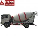 Professional Small Concrete Mixer Truck Self Loading HOWO 4*2 3 CBM White Color for sale