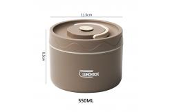 China Insulation Metal Bento Lunch Box 550ml Stackable Lunch Box PP supplier