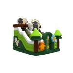 Silk Printing Inflatable Combos Sheep Themed 5x6x5.5m Garden Inflatable Bouncy Castle