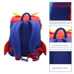 NHB167M Nohoo new arrival lovely rocket 3D neoprene toddler backpack for kids