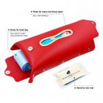 China Embossed Fancy Hot Stamping PU Leather Tissue Box For Car for sale
