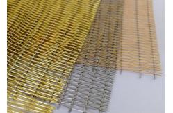 China Embedded Woven Laminated Glass Wire Mesh Wire Diameter 0.15 mm 28 Mesh supplier