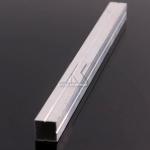 CNC 6000 Series Aluminium Tube Profiles Silver High Precision Customize Length for sale