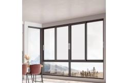 China Tempered Glass Thermal Break Aluminum Sliding Storm Windows With Insect Net supplier