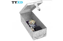 China 12 Inch Personalized Metal Tool Box Lockable For Knives / Valuables Storage supplier