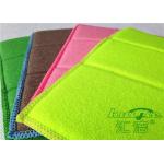 Reusable Microfiber Dishcloths Green , Kitchen Dish Towel 17 x 23cm for sale