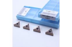 China PVD Coated Carbide External Turning Insert , Negative Carbide Insert TNMG160404-KF PV4312 supplier