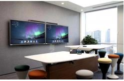 China 4K Android Smart Board Interactive Whiteboard Multi Finger Touch supplier