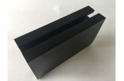 China Black Glaze Oxidation Anodized Aluminum Window Frames High Glossy supplier