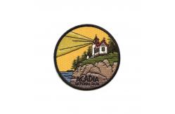 China China Embroidered Factory Twill Fabric Custom Embroidered Bag Jacket Iron On Patches supplier