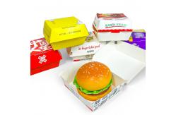 China Personalized Design Burger Box Wholesale Customization Foldable Burger Box supplier