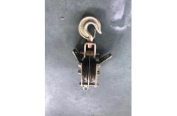 China Both Side Opening Dual Sheave Cable Stringing Block Steel Hoisting Tackle 5t supplier