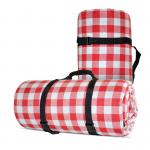 180*200 Picnic Rug Extra Large Picnic Blanket Red And White for sale