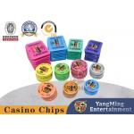 New Casino Custom RFID Chip Anti-Counterfeiting Poker Table Chip Set for sale