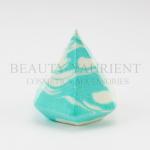 Diamond Shape Green Face Makeup Puff Sponge Super Soft Latex Free for sale
