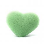 Heart Konjac Facial Sponge Wet Bamboo Face Sponge Non Toxic for sale