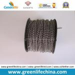 Custom Packing in Roll Silver Plated Metal Bead Fastenering Chain for sale