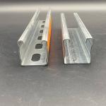 Roll Formed Slotted Strut Channel with Reinforcing Bar for sale