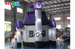 China 5m 16ft Horrific Inflatable Halloween Haunted House With Dead Tree Led Lighting supplier