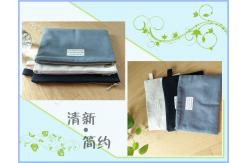 China Cotton Lining Simple Eco Canvas Pen Bags With Handles supplier