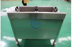 China Gas / Electric Heating Chicken Deep Fryer Machine Commercial Two Baskets supplier