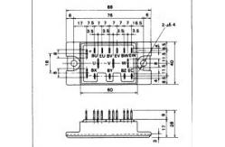 China IGBT Power Module 6DI20D-040 POWER TRANSISTOR MODULE  FUJITSU IGBT Power Module supplier