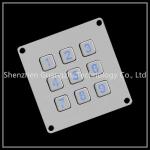 Industrial Dot Matrix Keyboard , 9 Button Keyboard For Car Charging Station for sale