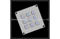 China Industrial Dot Matrix Keyboard , 9 Button Keyboard For Car Charging Station supplier