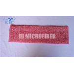 Red Dyed Yarn Twist Eco Friendly Microfiber Wet Mop Pads For Home Cleaning for sale