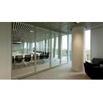 Movable Partition Walls Aluminium Glass Office Partition For Conference Center for sale