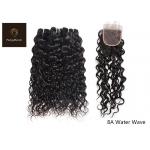 100g 8A 10 12 14 Inch Bundles Water Wave Hair Bundles With Closure for sale