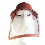 Anti - Spit Protective Detachable Fisherman Bucket Hat For Adults 56~60 Cm for sale
