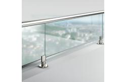 China Designer Stainless Steel Handrails with PVD Finish for Glass Fencing supplier