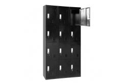 China Knocked Down 3 Tier Steel Metal Storage Locker Cabinet supplier
