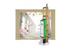 China Industrial Vertical Format Digital Wall Printing Machine Uv Inkjet 3d Background supplier