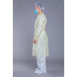 Bacterial Resistant 20gsm PP 17gsm PE Disposable Isolation Gowns for sale
